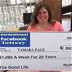 facebook lottery promotion